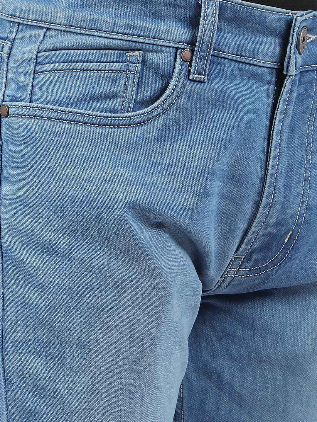 Numero Uno Men Faded Blue Jeans